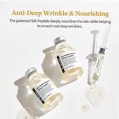 ✨Silk Lifting Peptide Ampoule: Korean Anti-Aging Serum for Wrinkle Care & Plumping-12