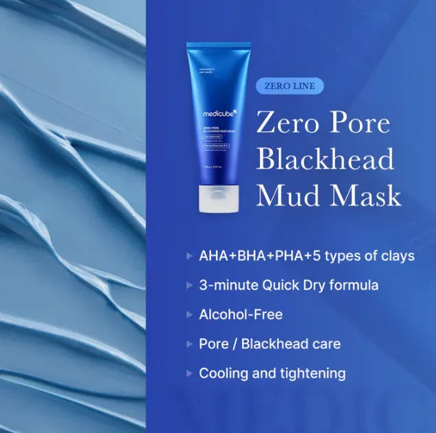 [medicube] Zero Pore Blackhead Mud Mask | 3 min mud mask | pore care | Strong Blackhead Absorption