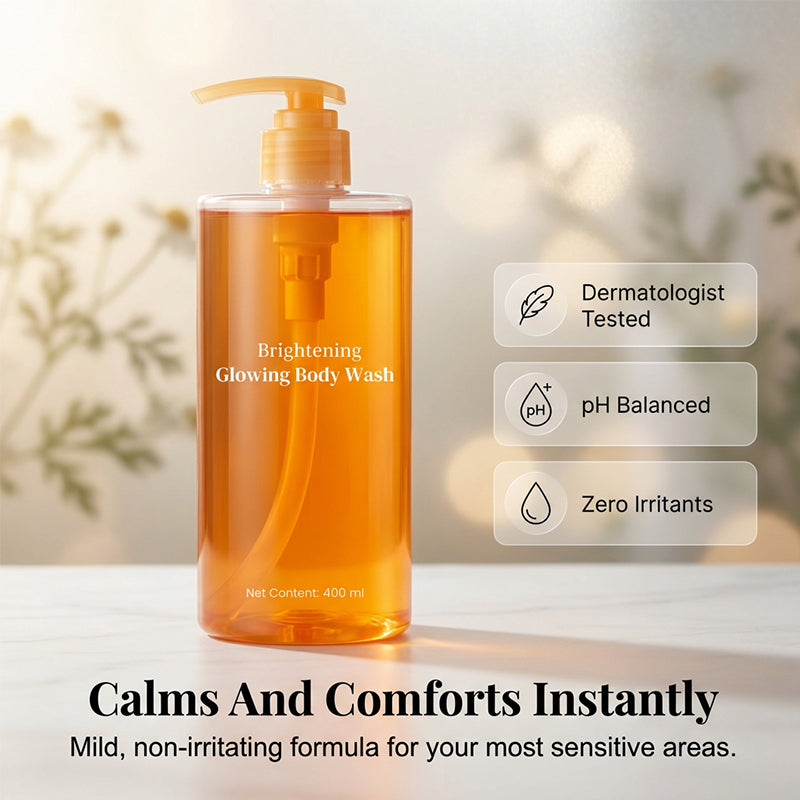 Kojic Acid Turmeric Vita Brightening Body Wash | For Troubled Skin, Uneven Skin | K-Beauty Gentle Cleanser, Body Wash, Korean Skincare