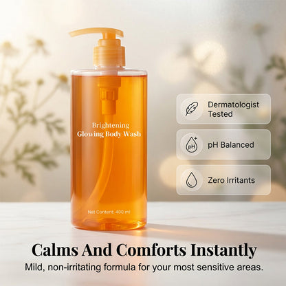 Kojic Acid Turmeric Vita Brightening Body Wash | For Troubled Skin, Uneven Skin | K-Beauty Gentle Cleanser, Body Wash, Korean Skincare