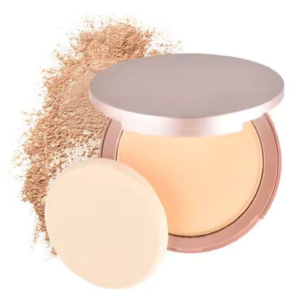 💜LAST DAY -BUY 1 GET 1 FREE💜⚡50K+ SOLD!✨Oil-Control Setting Compact Powder Foundation-4