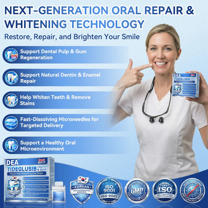 DEA® 🦷 Tideglusib Fast‑Dissolving Tooth & Gum Repair Oral Strips 💥🎉-12