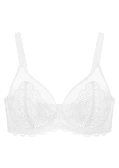Mermaid Scales Lace Underwire Bra-7