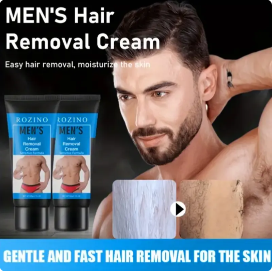 Men's hair removal cream 🧔 Gentle and non-irritating, can be used on chest, back, arms and legs ✨-2