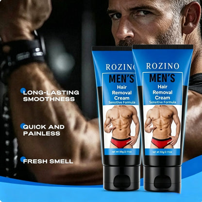Men's hair removal cream 🧔 Gentle and non-irritating, can be used on chest, back, arms and legs ✨-6