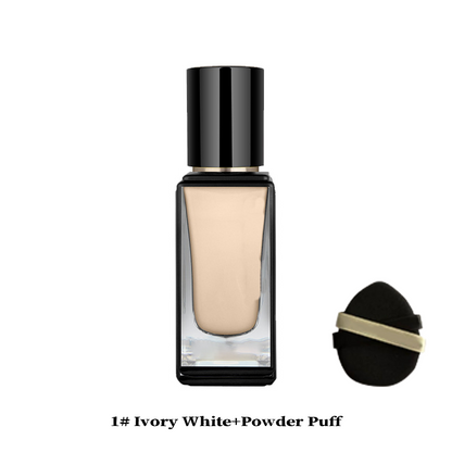 Long-Lasting Light Liquid Foundation with Powder Puff-9
