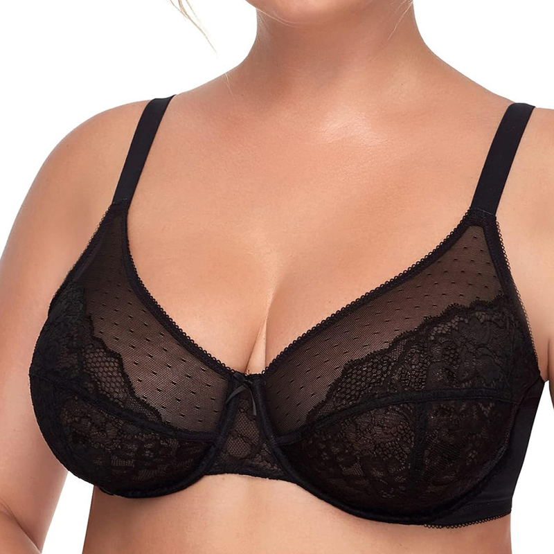 Full Coverage Lace Minimizer Bra-4