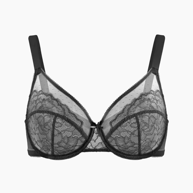 Full Coverage Lace Minimizer Bra-8