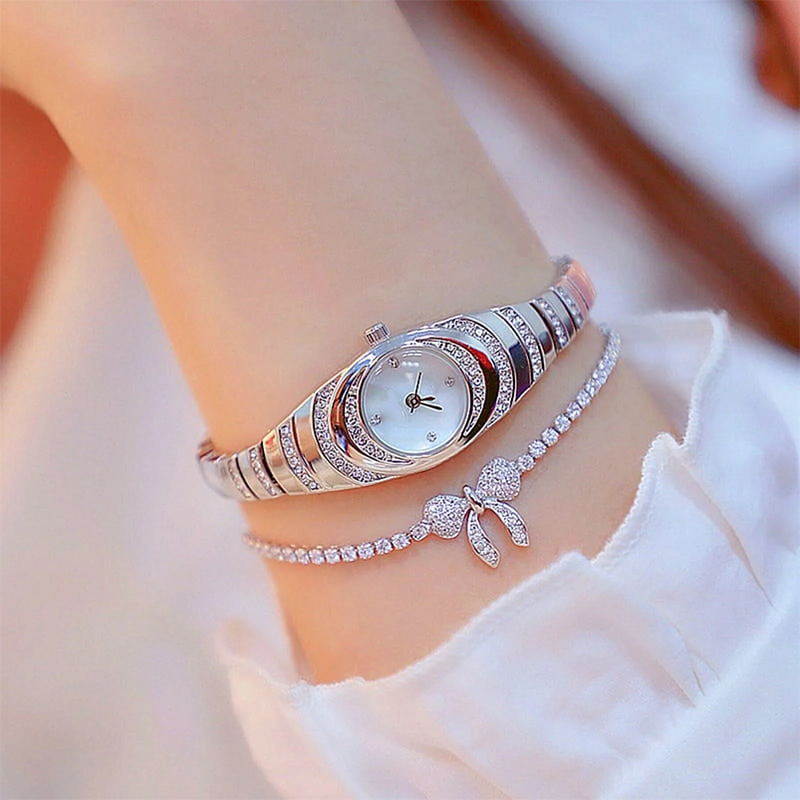 🎁 New Arrival 49% Off💎Women’s Rhinestone Bracelet Watch⌚-4