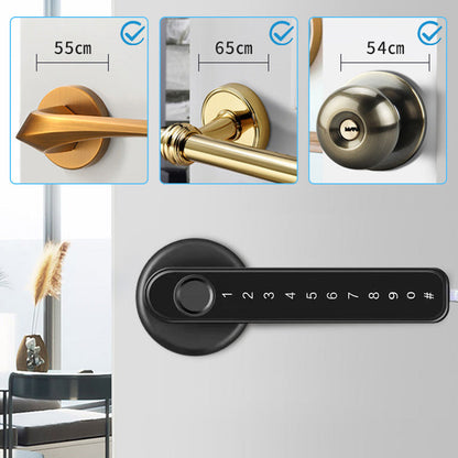 Free shipping🔥 Fingerprint Smart Door Lock Handle With Bluetooth APP Control-1