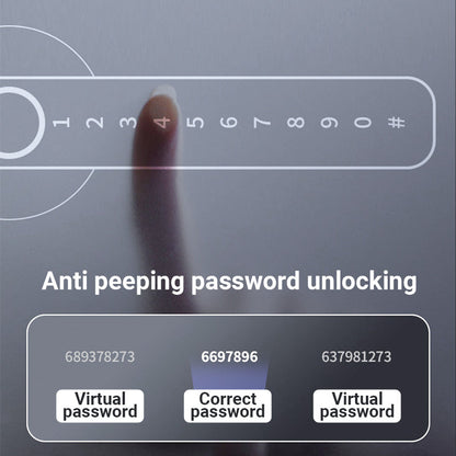 Free shipping🔥 Fingerprint Smart Door Lock Handle With Bluetooth APP Control-6