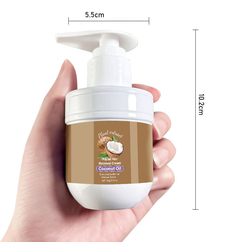 🎁 Buy 2, Get 1 FREE! 🥥✨Coconut facial hair removal cream – Gentle & effective（Suitable for full-body use）-7