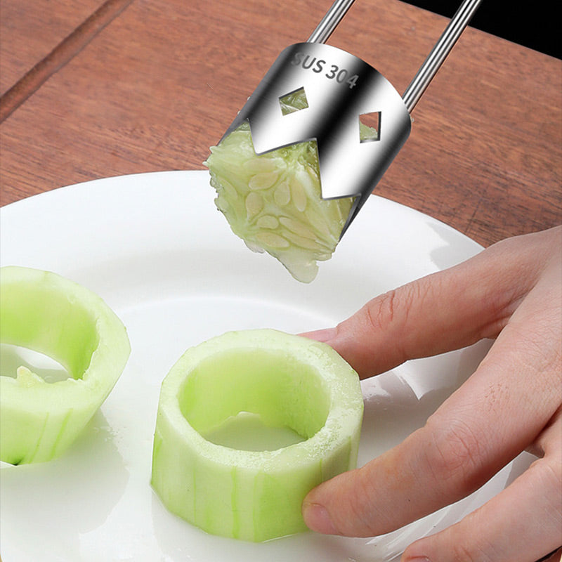 Universal Stainless Steel Fruit Core Remover-4