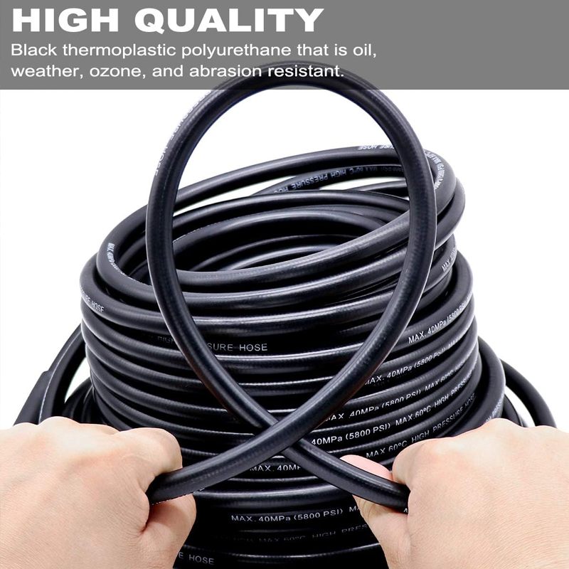 💦 69% OFF INSTANT! 🚿 5800PSI Sewer Jetter Kit - High-Pressure Nozzle & Hose for Clogged Drains/Pipes, Compatible with Most Pressure Washers 🔧📦-2