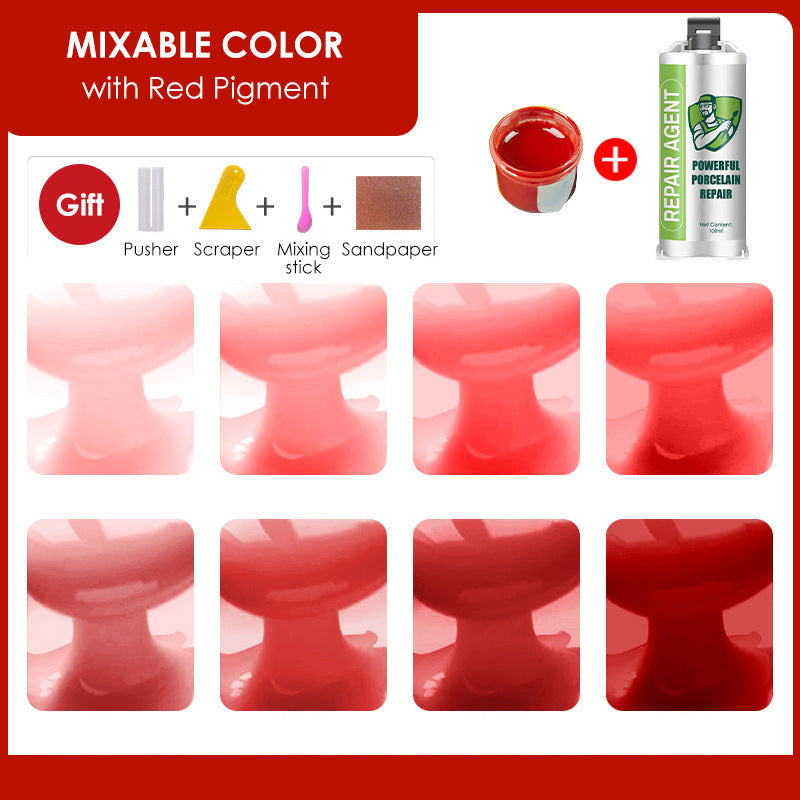 Powerful Double-Tube Porcelain Repair Kit-13