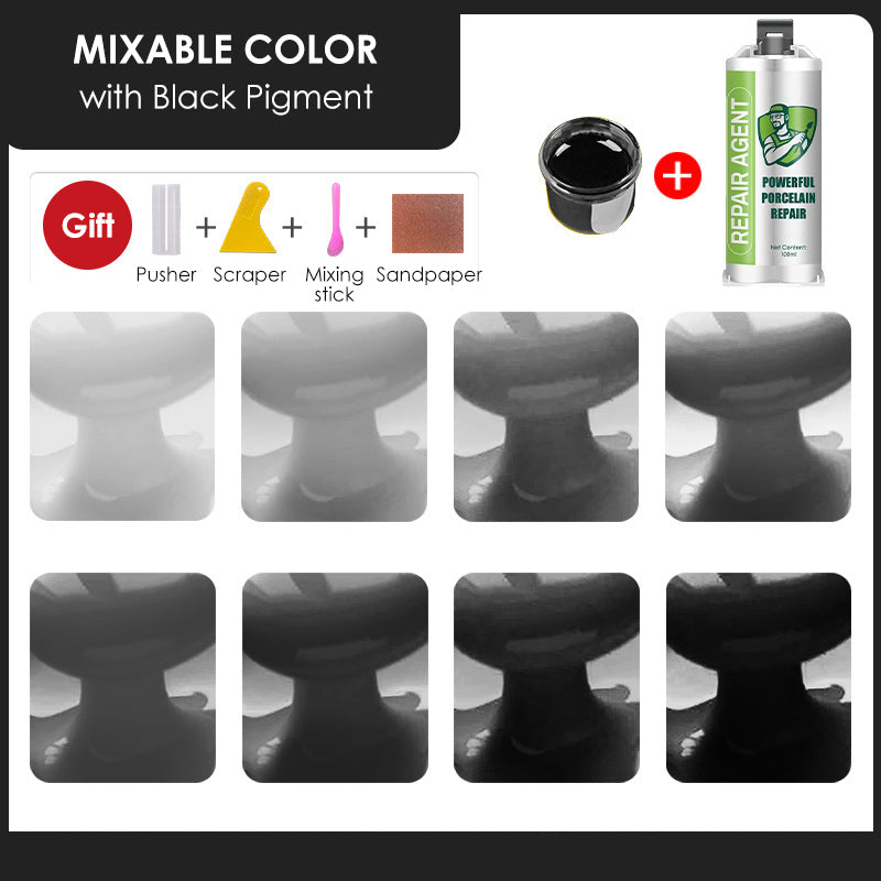 Powerful Double-Tube Porcelain Repair Kit-12