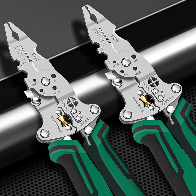 Multi-Function Foldable Wire Stripper with Voltage Tester-4
