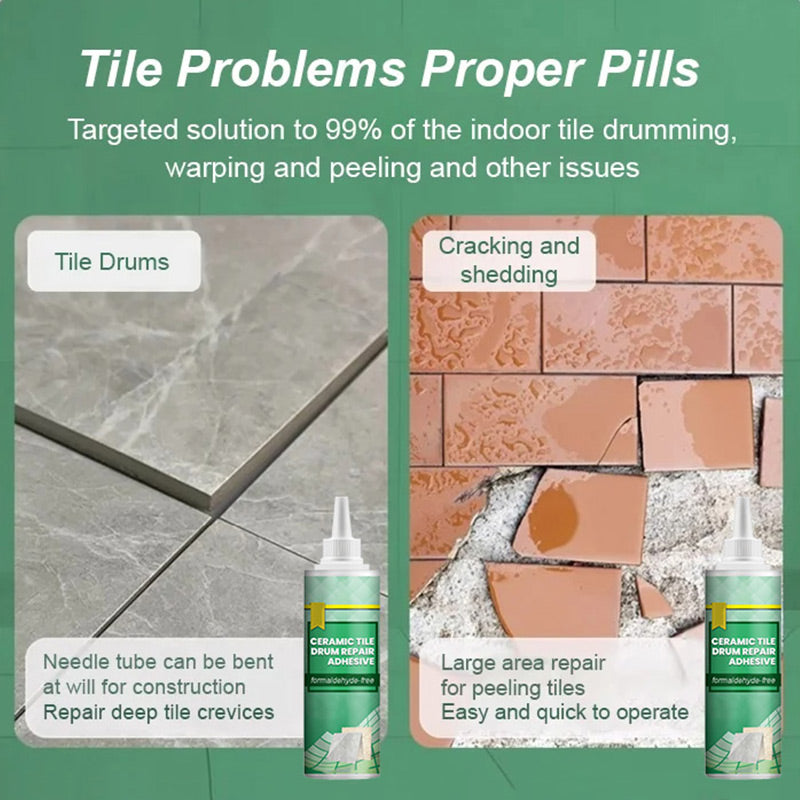 🔥While Supplies Last 40% OFF!🎉 Ceramic Tile Drum Repair Adhesive-1