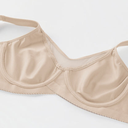 💝Women's Elegant Sheer Full Coverage Plus Size Bra-16