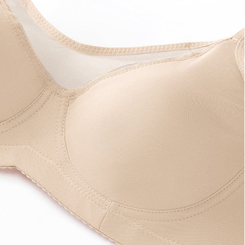 💝Women's Elegant Sheer Full Coverage Plus Size Bra-19