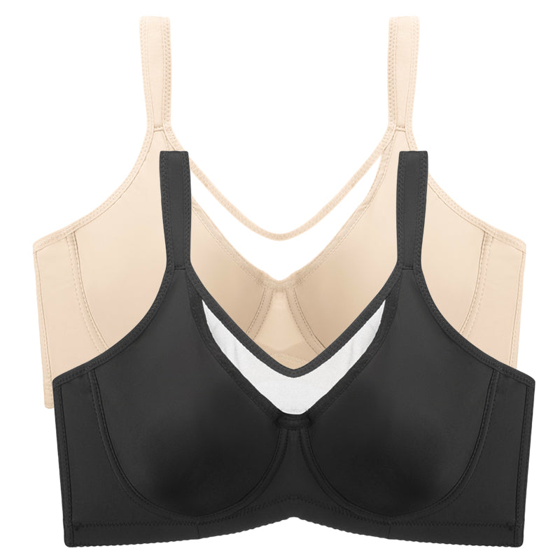 💝Women's Elegant Sheer Full Coverage Plus Size Bra-23