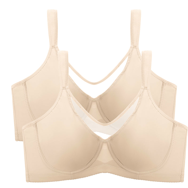 💝Women's Elegant Sheer Full Coverage Plus Size Bra-22