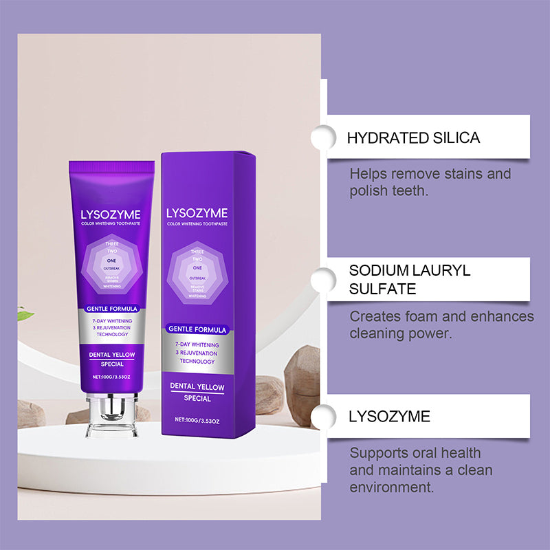 Lysozyme Purple Whitening Toothpaste-5