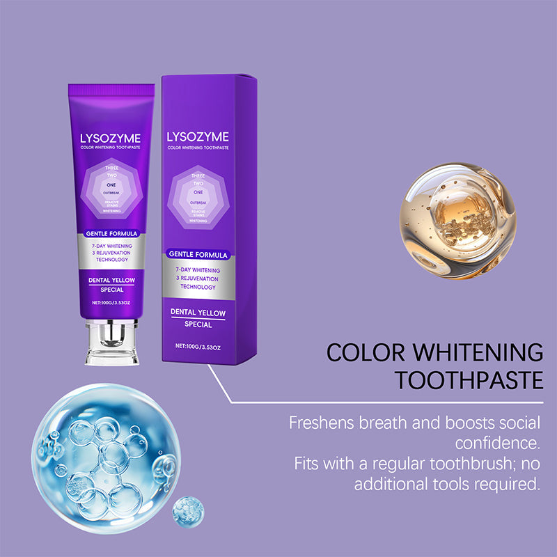 Lysozyme Purple Whitening Toothpaste-8