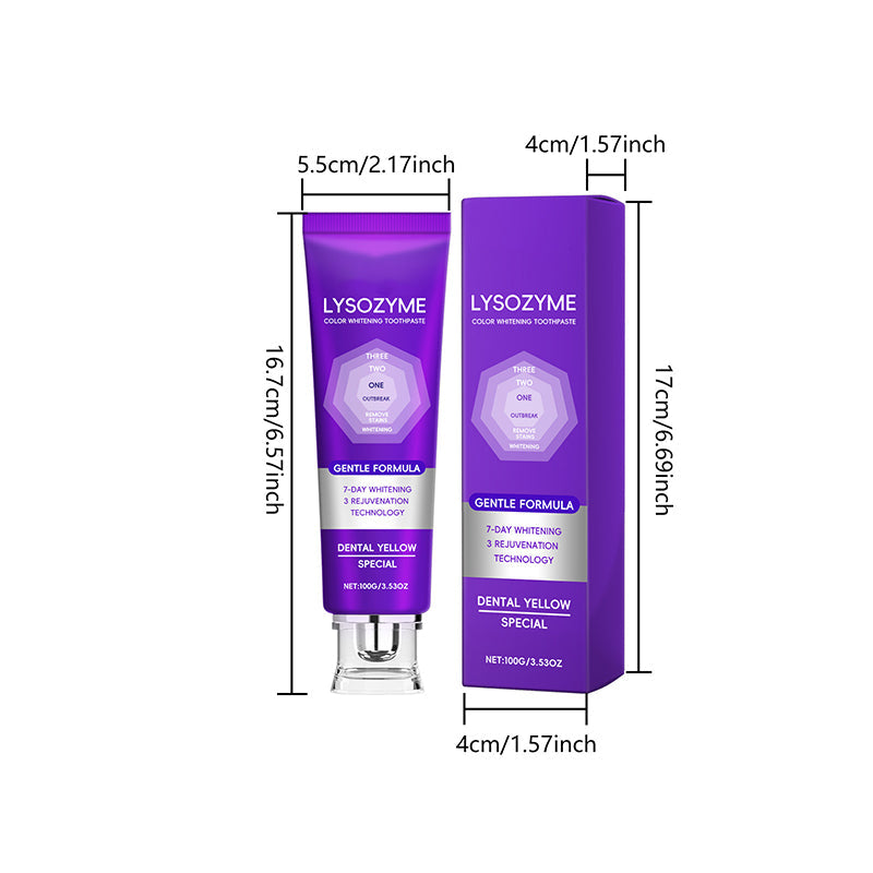 Lysozyme Purple Whitening Toothpaste-10