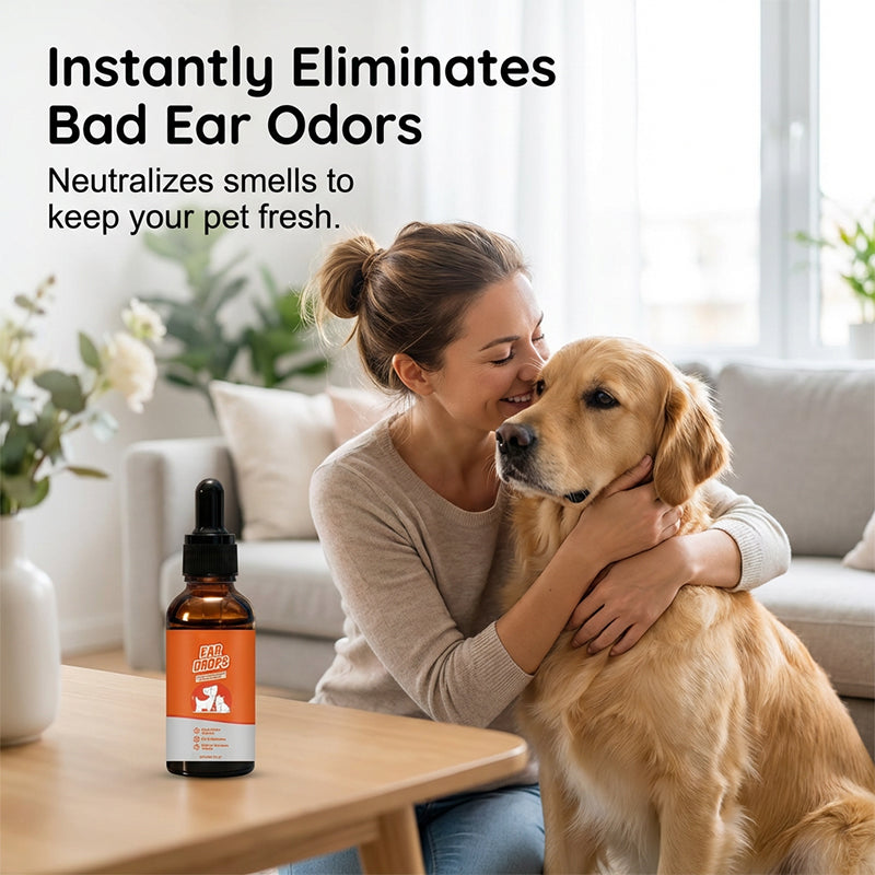 🔥2026 Hot Sale 30% OFF✨🐶🐱Natural Dog & Cat Ear Drop for Itching & Wax Build-Up-2