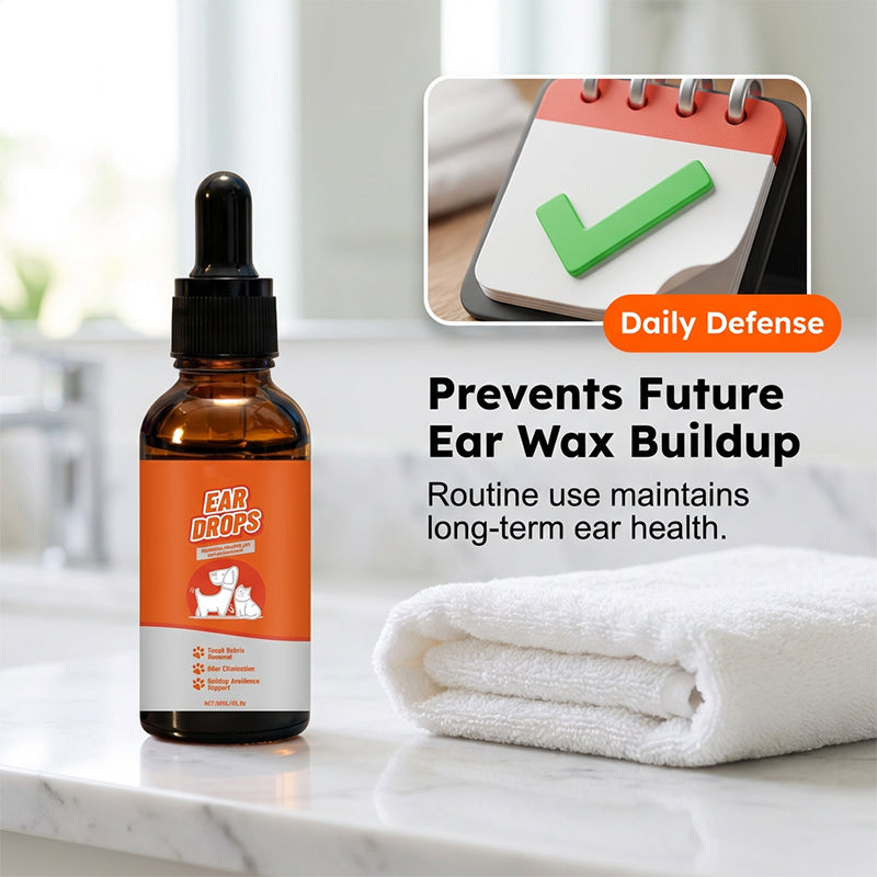 🔥2026 Hot Sale 30% OFF✨🐶🐱Natural Dog & Cat Ear Drop for Itching & Wax Build-Up-4