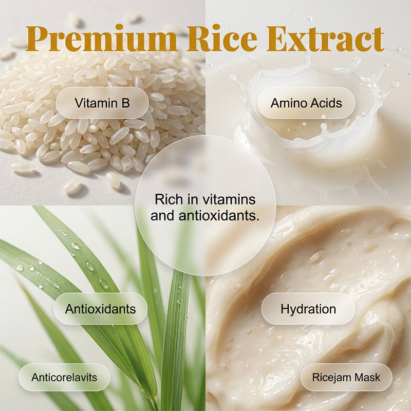 Rice Brightening Hydrating Exfoliating Facial Mask-4