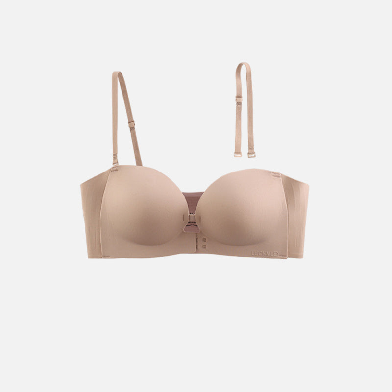 💜Seamless Front Closure Bra With Adjustable Straps-1