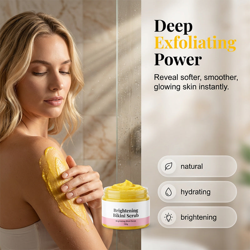 Exfoliating Brightening Scrub for Bikini Line & Underarms