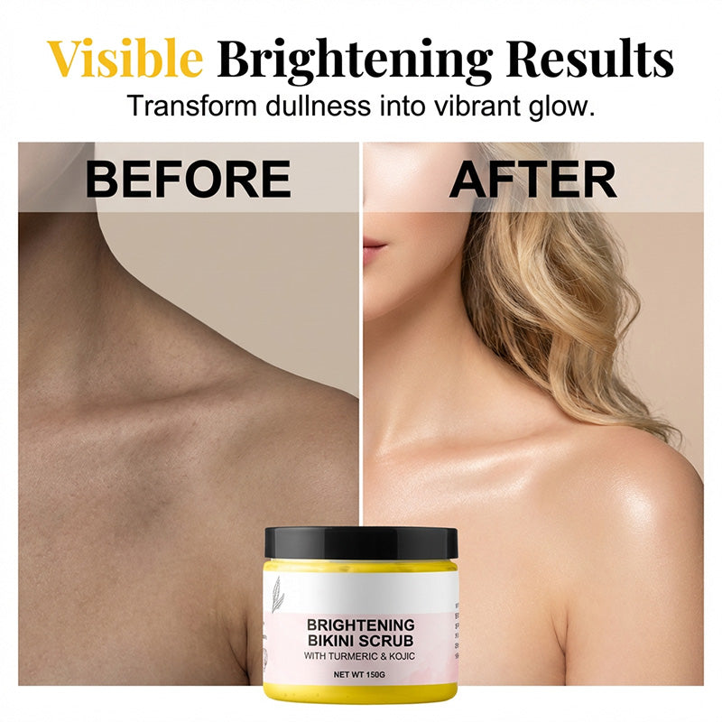 Exfoliating Brightening Scrub for Bikini Line & Underarms