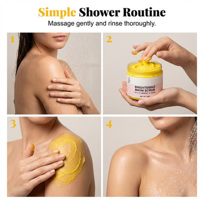 Exfoliating Brightening Scrub for Bikini Line & Underarms