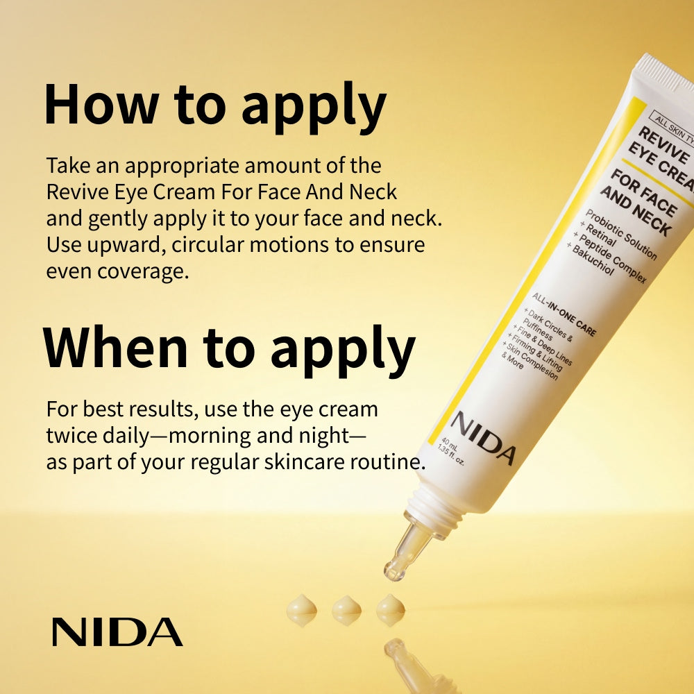 NIDA Revive Eye Cream For Face And Neck-6